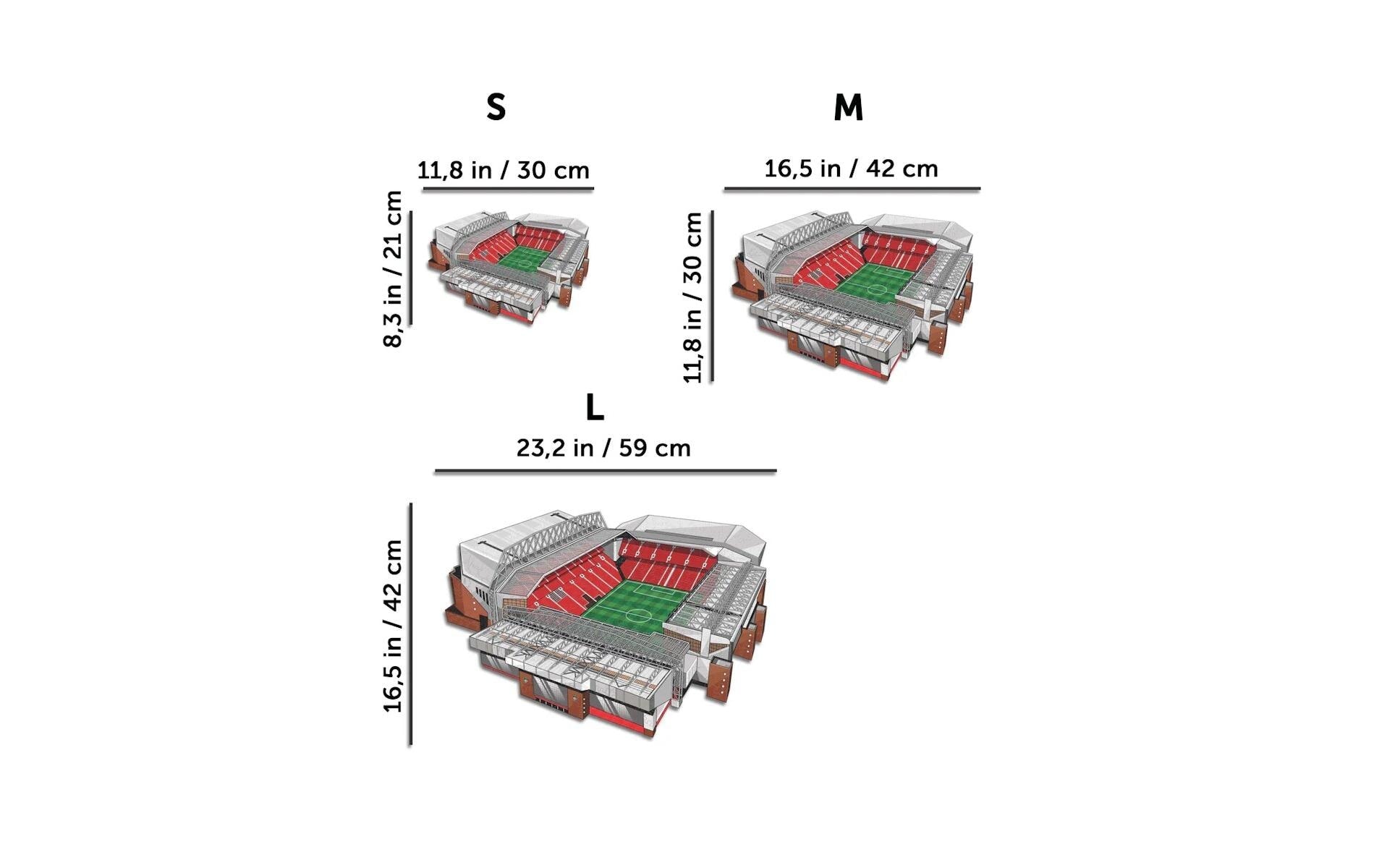 Puzzle »Iconic Liverpool FC – Anfield Stadium« Holzart: Birke (Herkunftsland: China)
