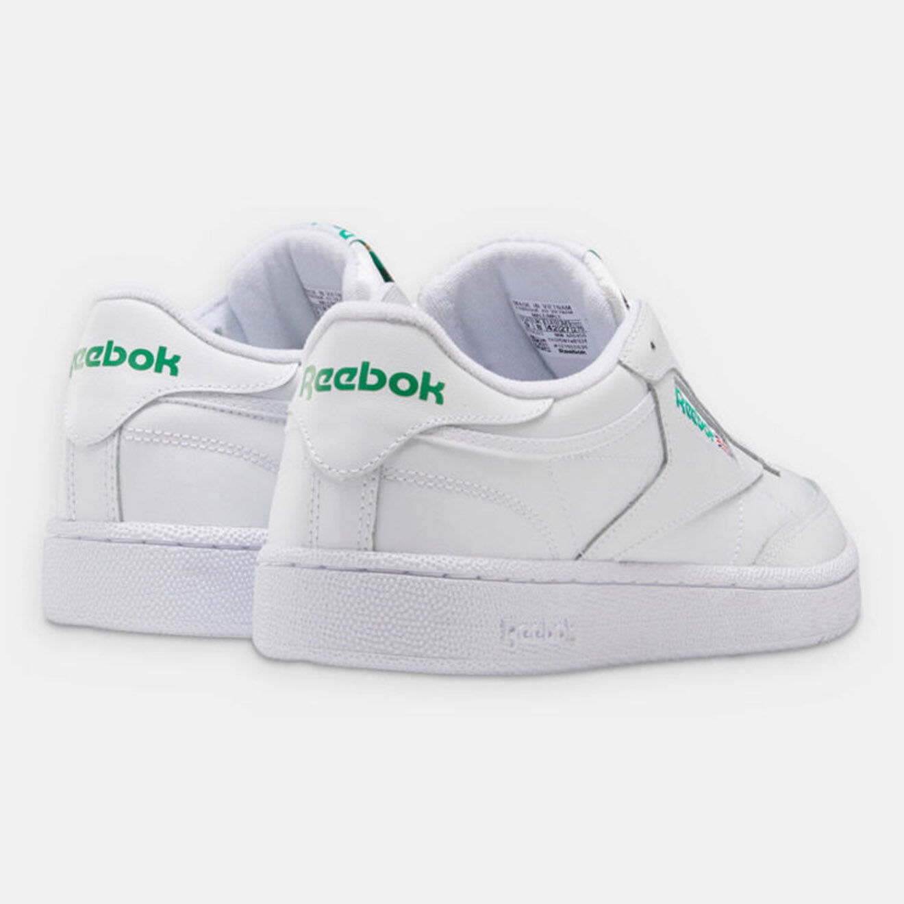 Reebok Baskets en Cuir Club C 85 blanches