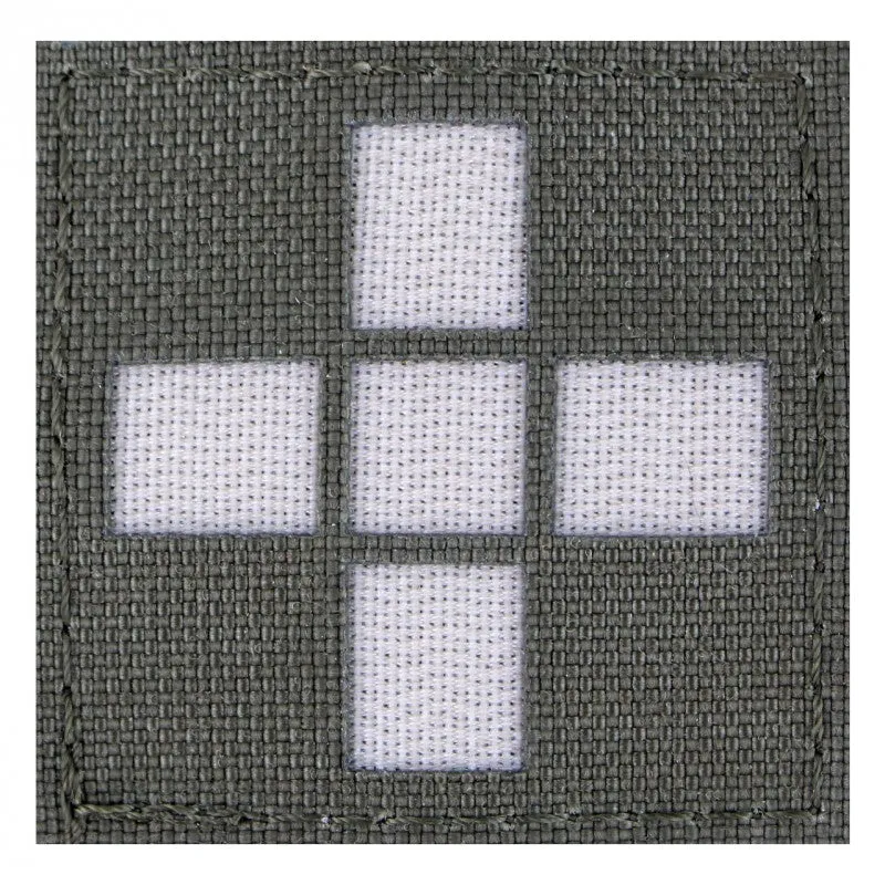 Zentauron -  Patch Rot Kreuz BW groß