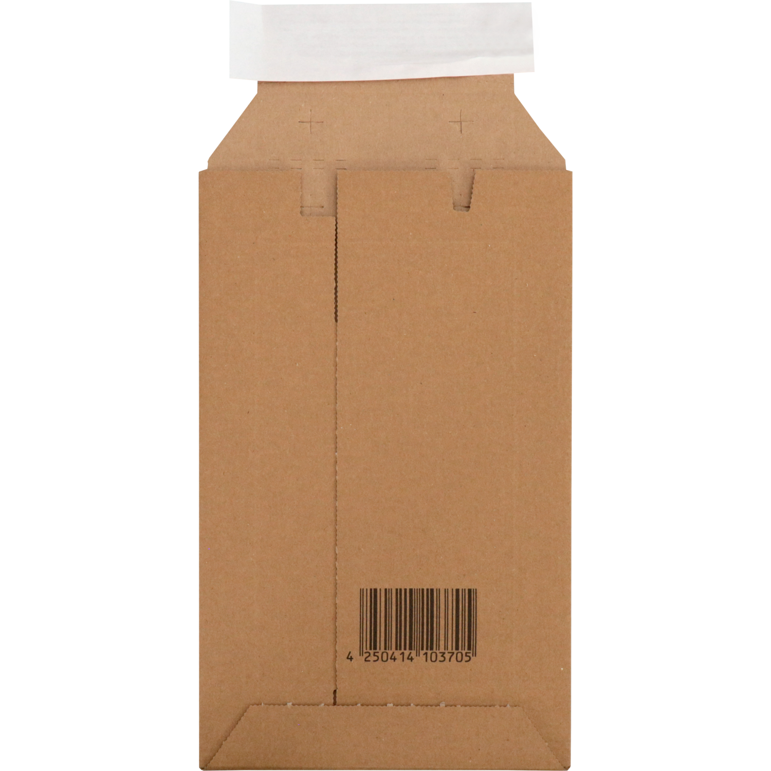 SendProof® Envelop, verzendenvelop, 250x150mm, DVD, strip, golfkarton, bruin
