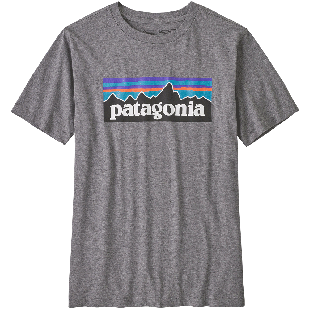 Patagonia Regenerative Organic T-Shirt Kinder gravel heather white