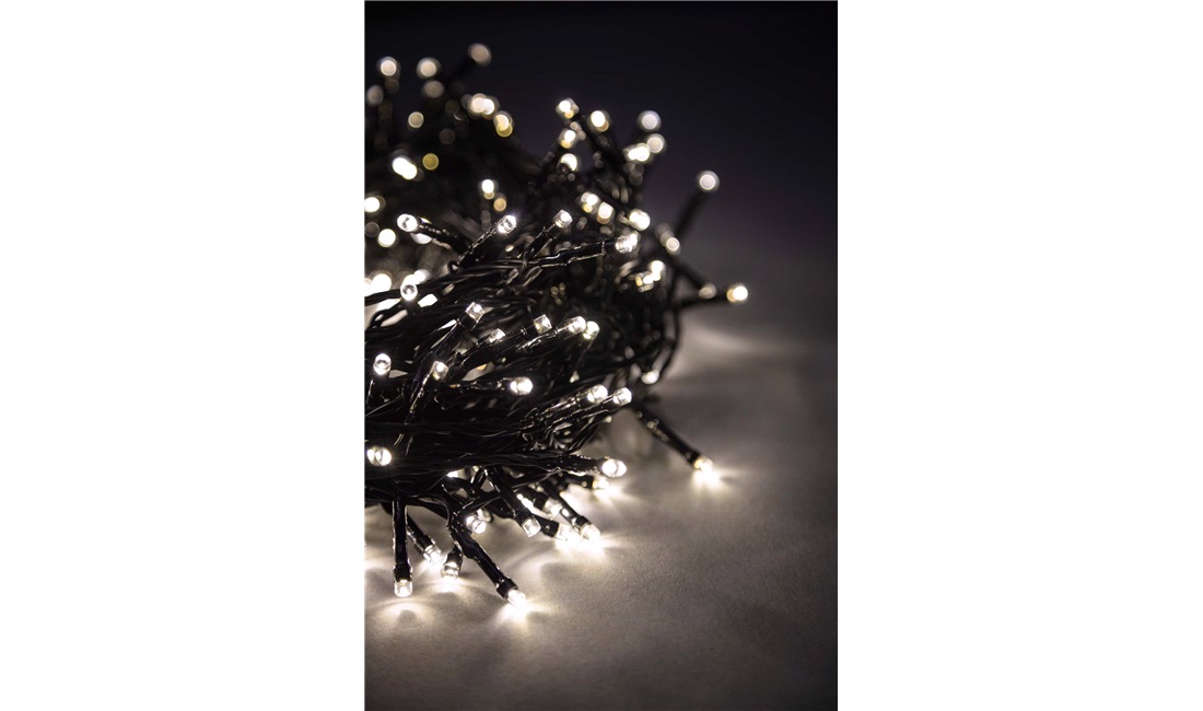 Lyskæde 300 LED, 30m med 220V, ude/inde