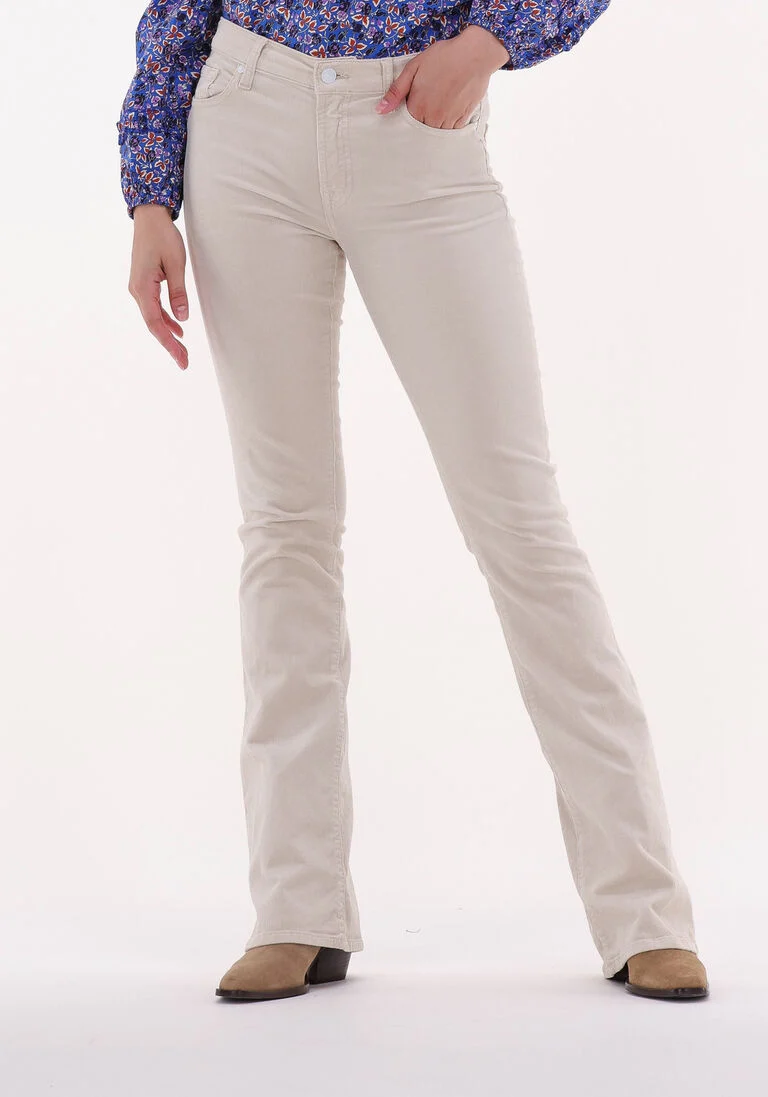 7 FOR ALL MANKIND ecru 7 for all mankind bootcut jeans bootcut