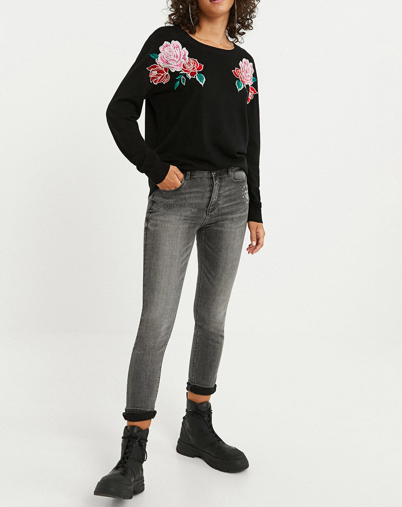 Desigual Pullover Ellie noir