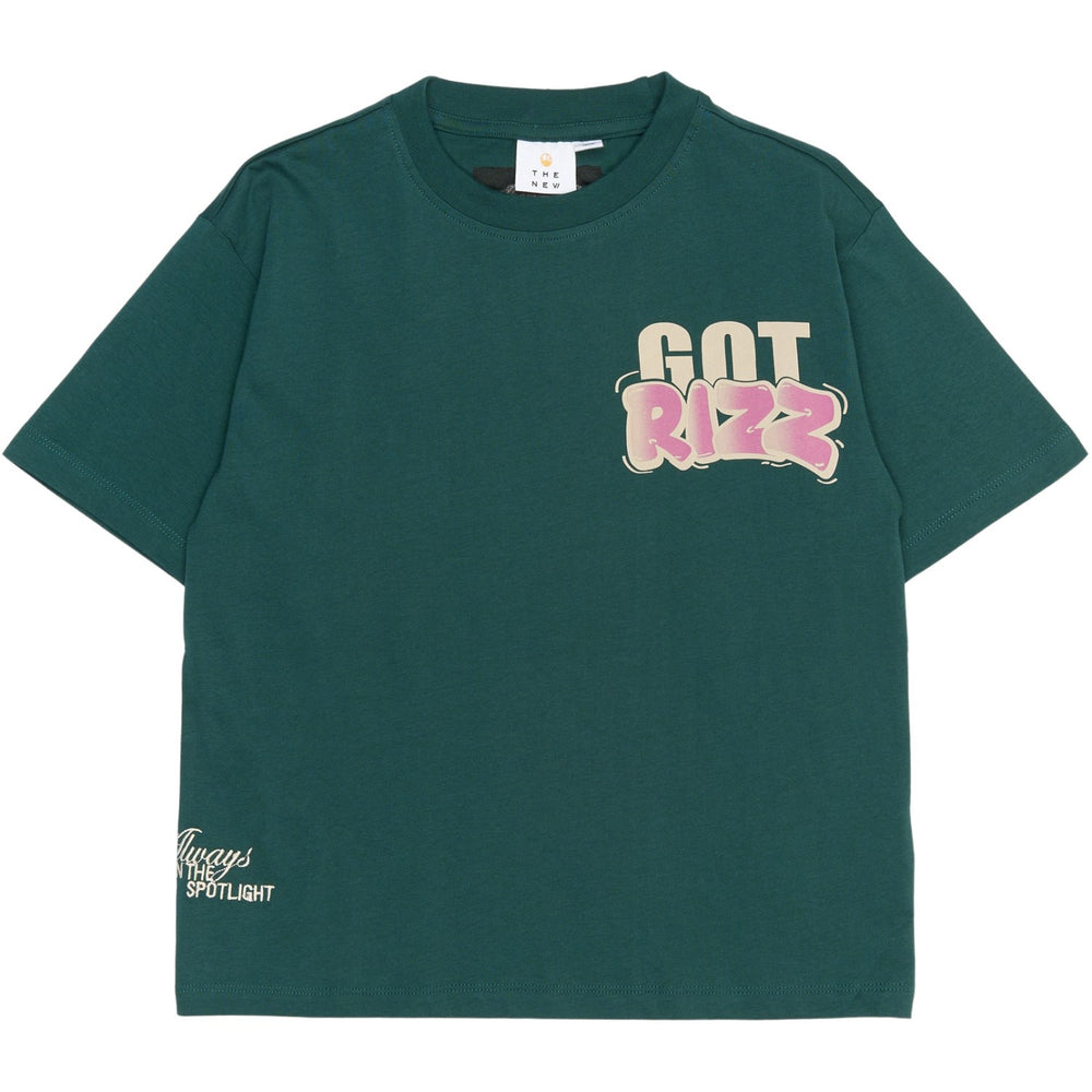 Køb The New Deep Teal Regan Oversize S_S Tee