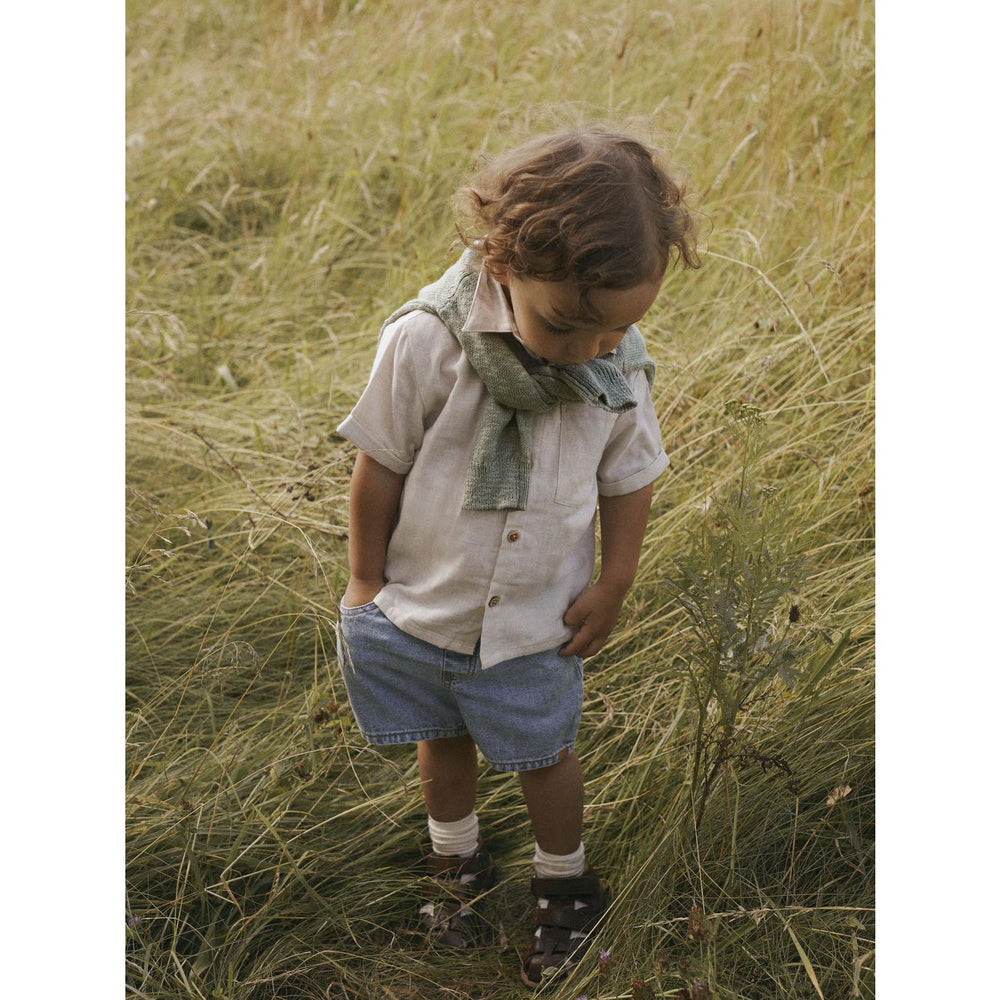 Køb Lil'Atelier Bleached Sand Nmmtarou Ss Loose Skjorte Lil