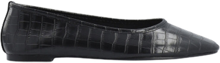 Bianco Fall Ballerina #C Black croco