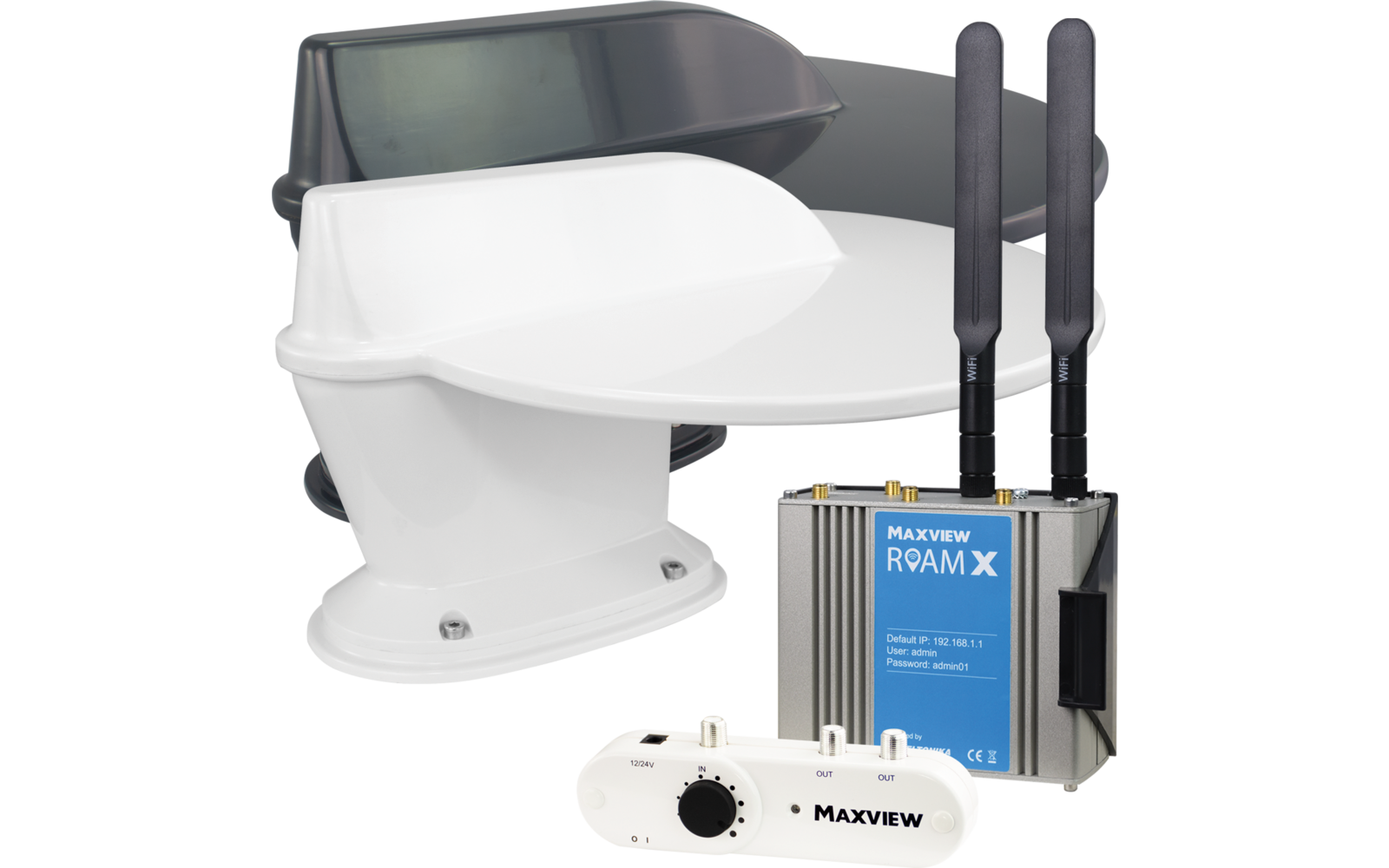 Maxview LTE/DVB-T2 Roam COMPO 4G/5G weiß