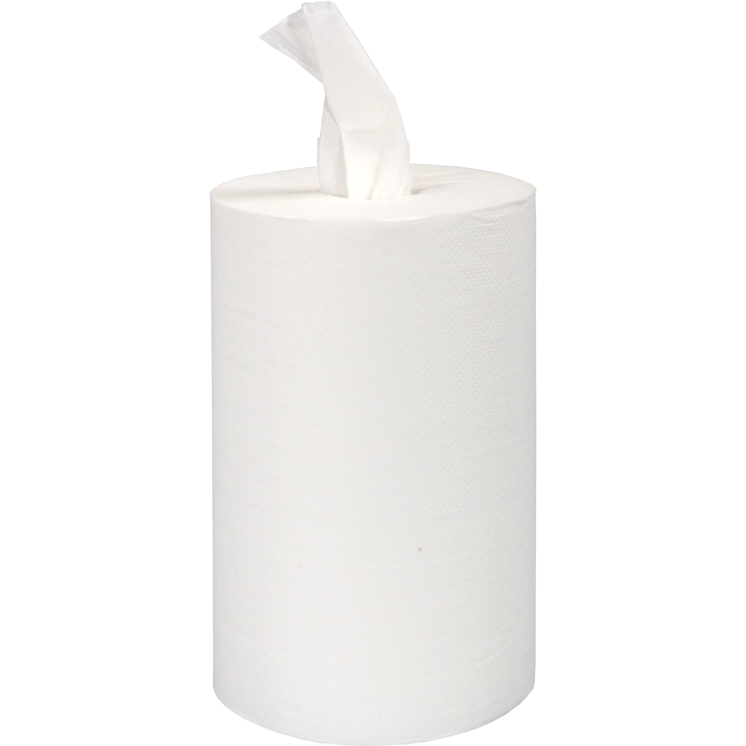 Poetspapier, 1-laags, kernloos, 20cm, 115m, cellulose, wit