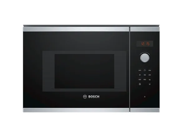 Bosch Serie | 4 BFL523MS0 - Mikrobølgeovn - til indbygning - 20 liter - 800 W - rustfrit stål