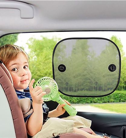 BabyDan Sonnenschutz fürs Auto - 2er-Pack - Schwarz