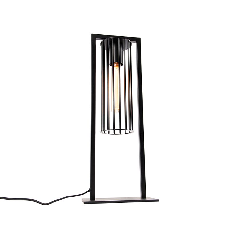 Moderne tafellamp zwart - Balenco Wazo