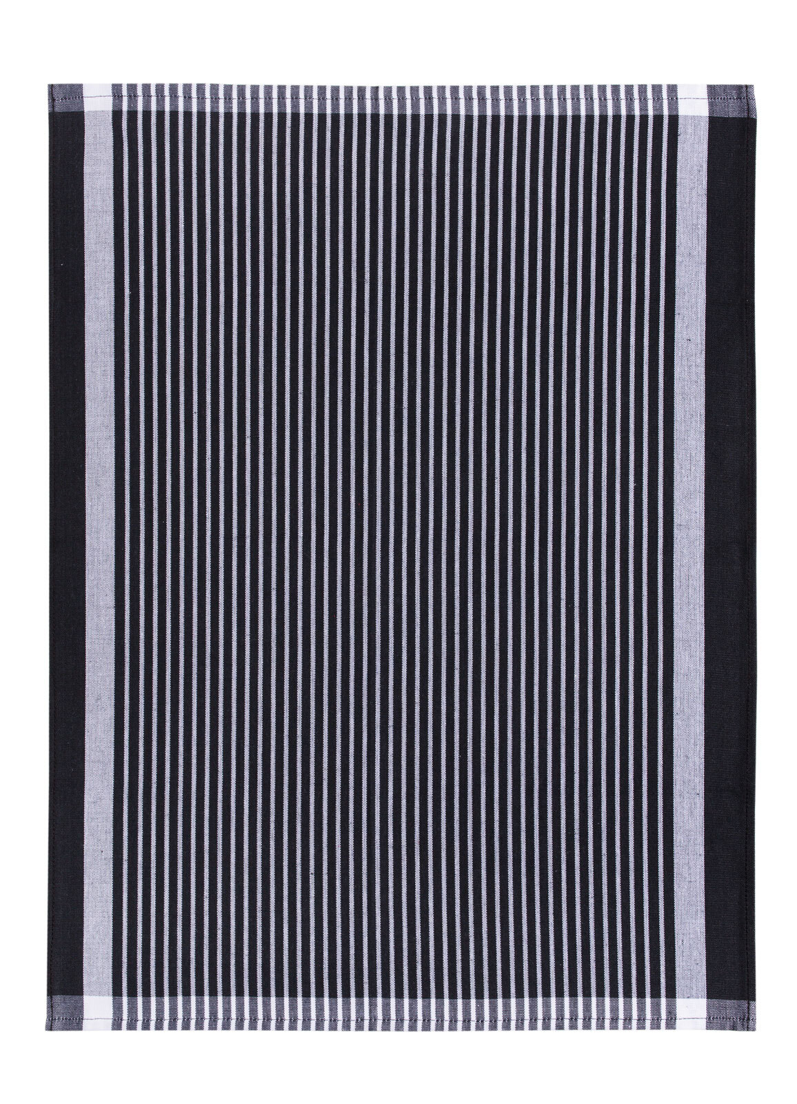 ROSS Geschirrtuch STREIFENFOND 50 x 70 cm schwarz