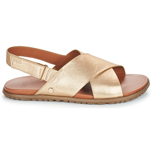 UGG - W SOLIVAN SLINGBACK - Doré