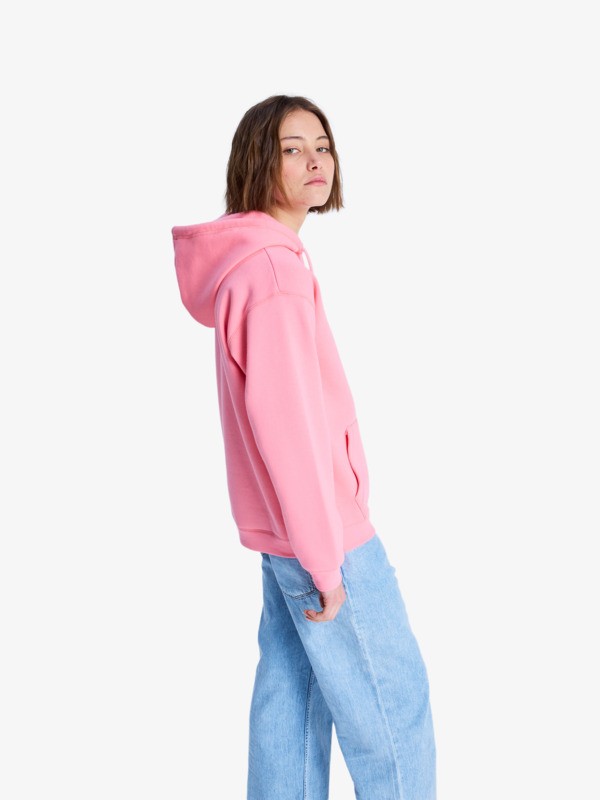 Surf Stoked Brushed Art Sweat à capuche Rose Femme