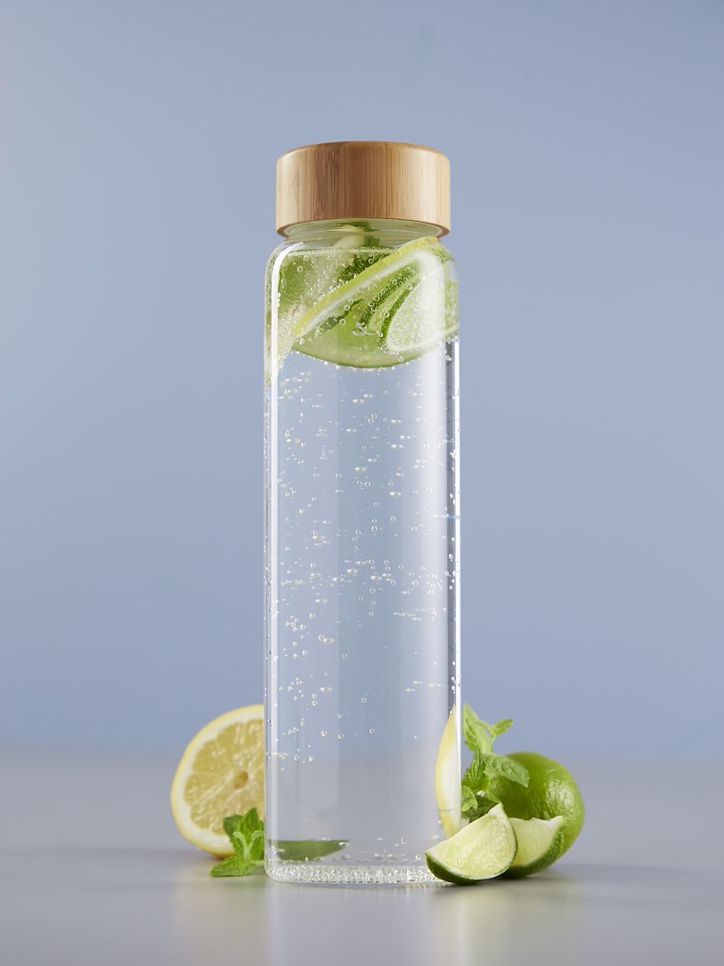 Shirley karaffel Glass med bambuskork, 1 liter