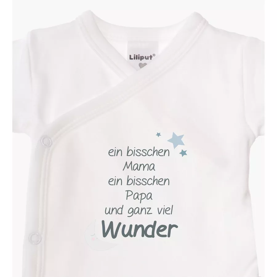 Liliput Kurzarm-Wickelbody 2er-Pack Wunder weiß