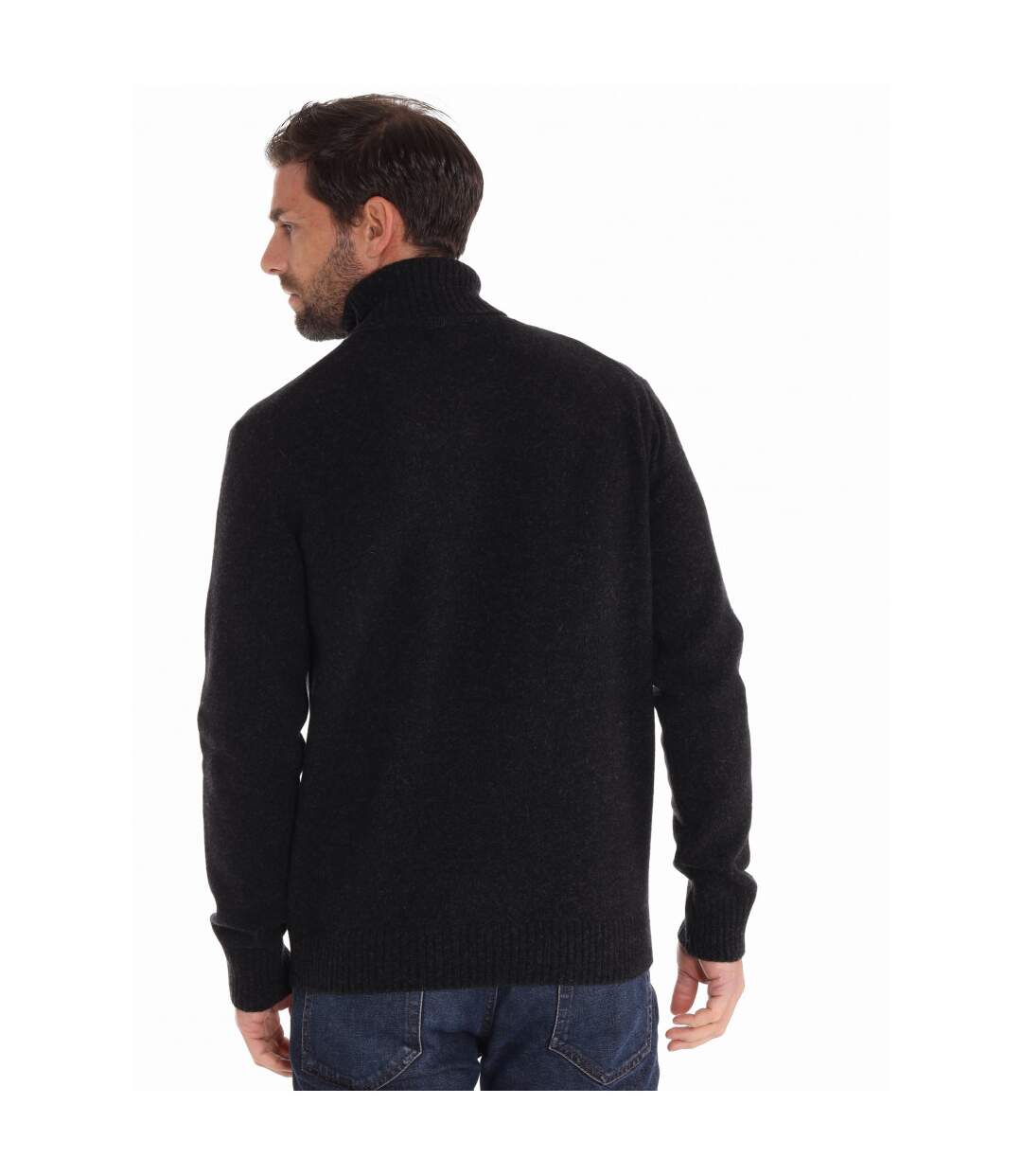 Pull col roulé chaud et doux