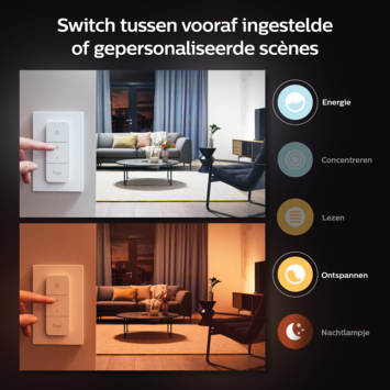 Philips Hue Aurelle panel light 1x24.5W wit vierkant 30cmincl. switch en bluetooth