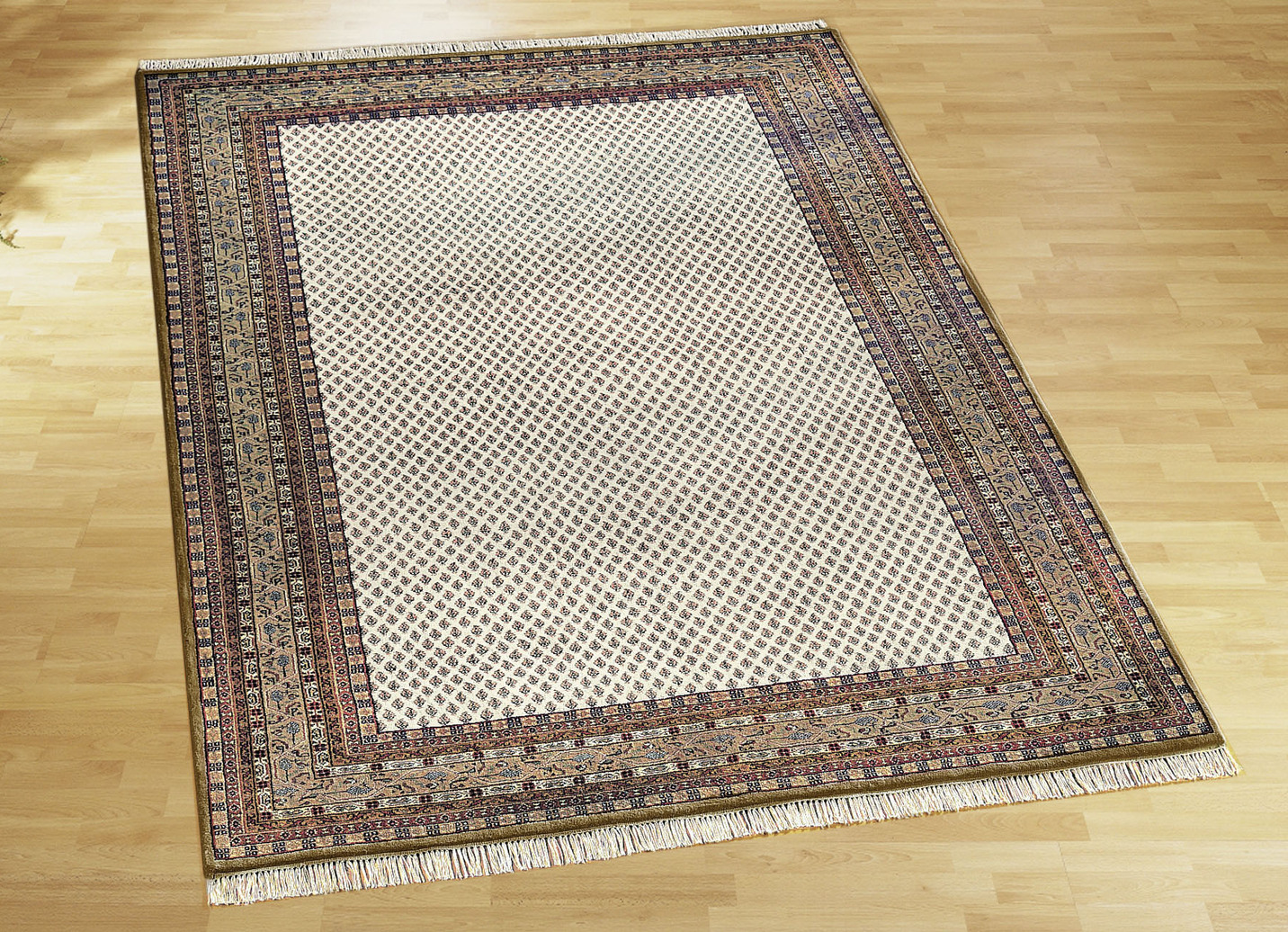 Handgeknüpfter Orientteppich aus Indien
