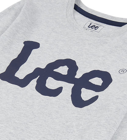 Lee Bluse - Wackelige Grafik - Vintage Grey Heather