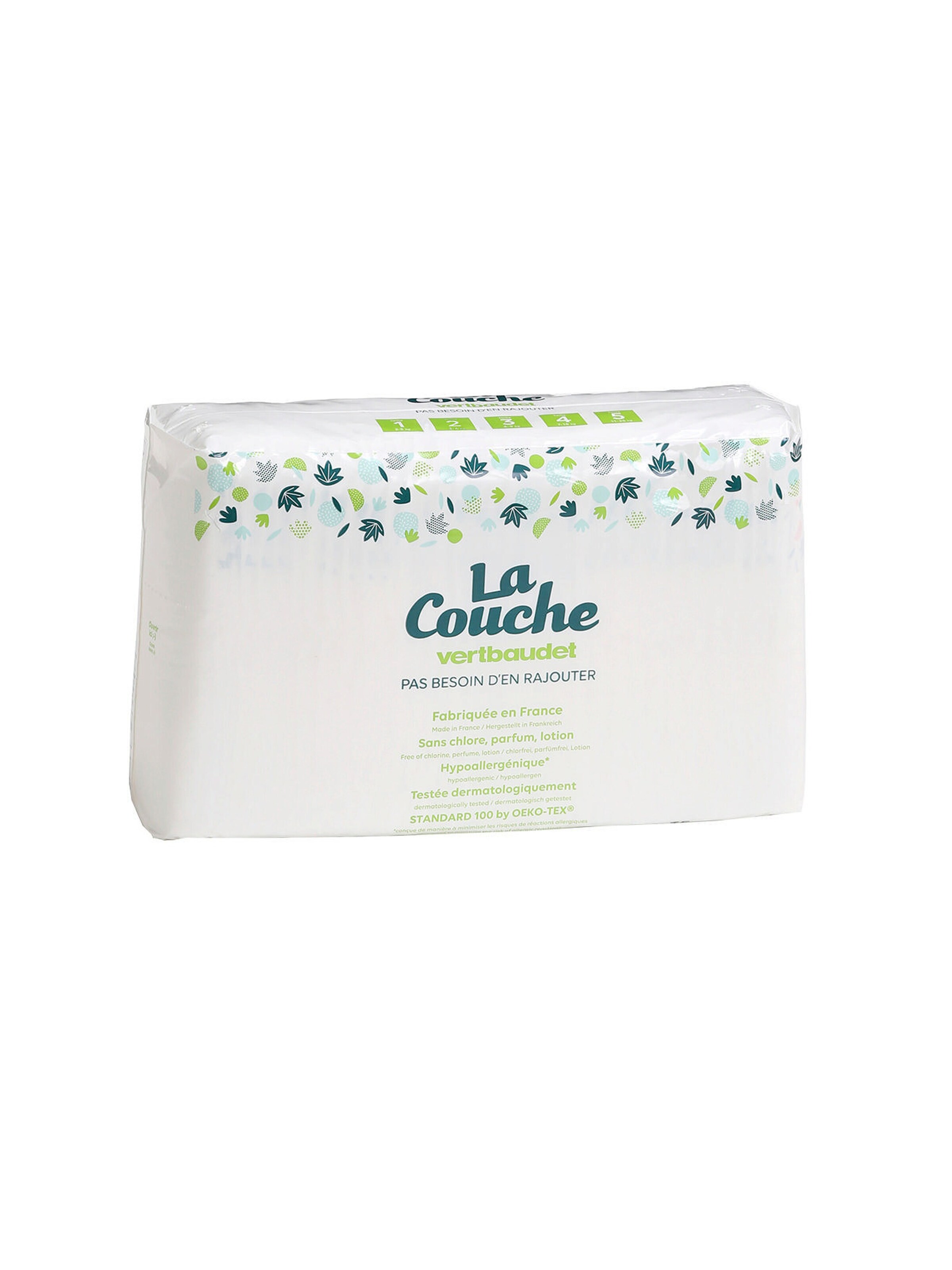 Vertbaudet Windel-Box LA COUCHE vertbaudet: 210 Windeln Gr. 2 (3-6 kg) FSC® MIX weiß