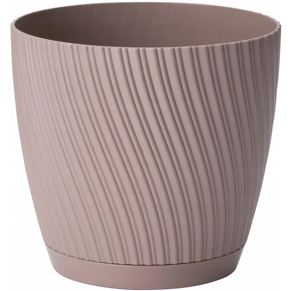 Form Plastic Plantenpot - kunststof - beige - D27 x H24 cm