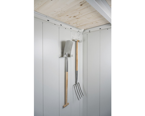 Biohort gereedschapshouders voor Neo tuinhuis, 2 stuks, grijs/wit