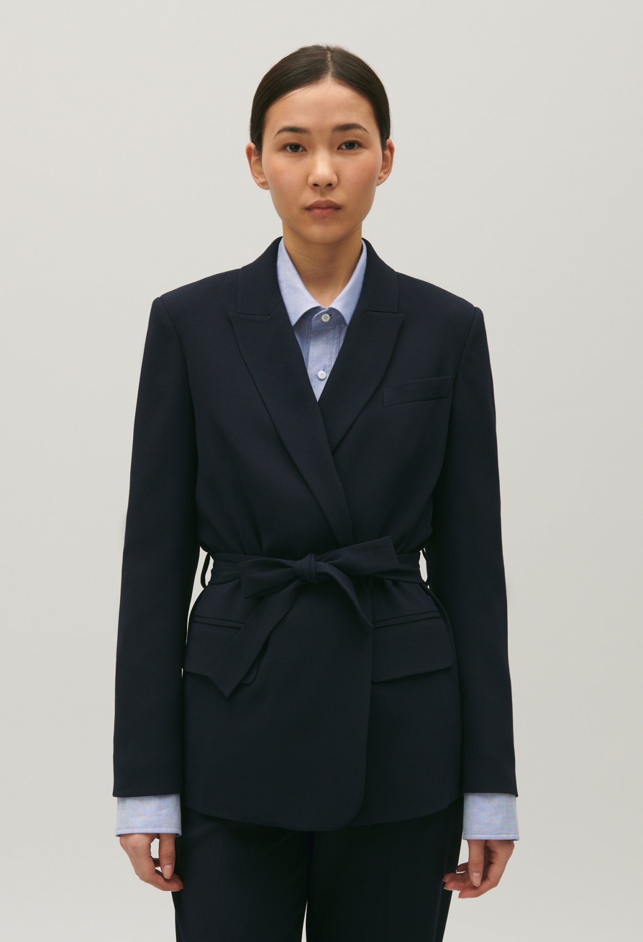 Veste tailleur bleu marine