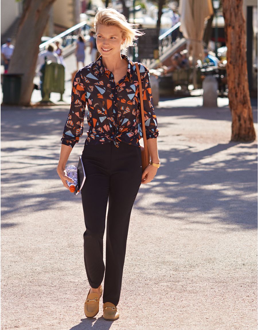 Pantalon marine city chic