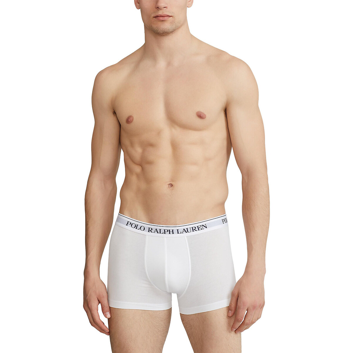 POLO RALPH LAUREN<br>Conjunto de 3 cuecas boxer clássicas em algodão elástico