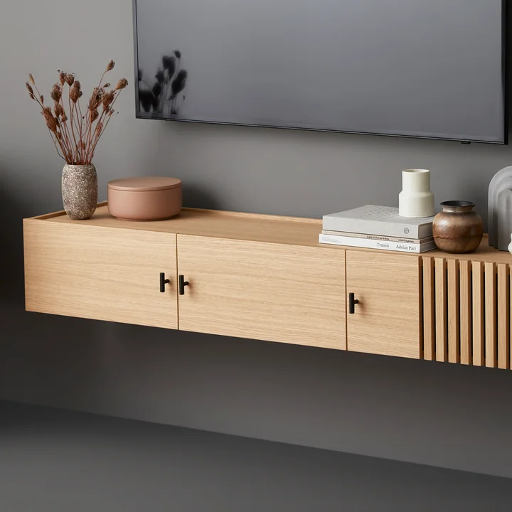 Woud - Array Sideboard 150 cm, Eiche (wandmontiert)