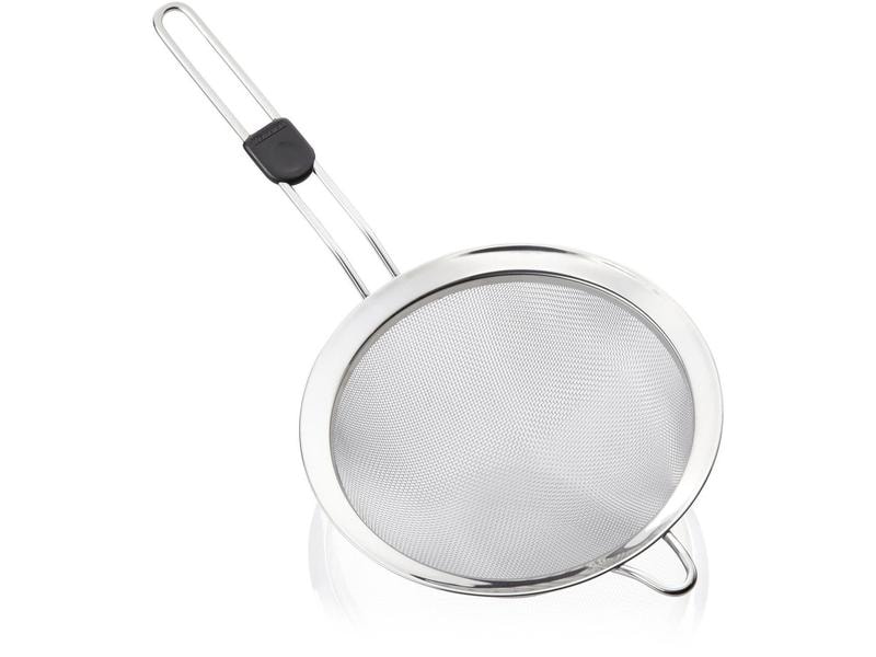 Leifheit Mehlsieb ProLine 20 cm, Silber Mehl-Sieb aus hochwertigen Edelstahl