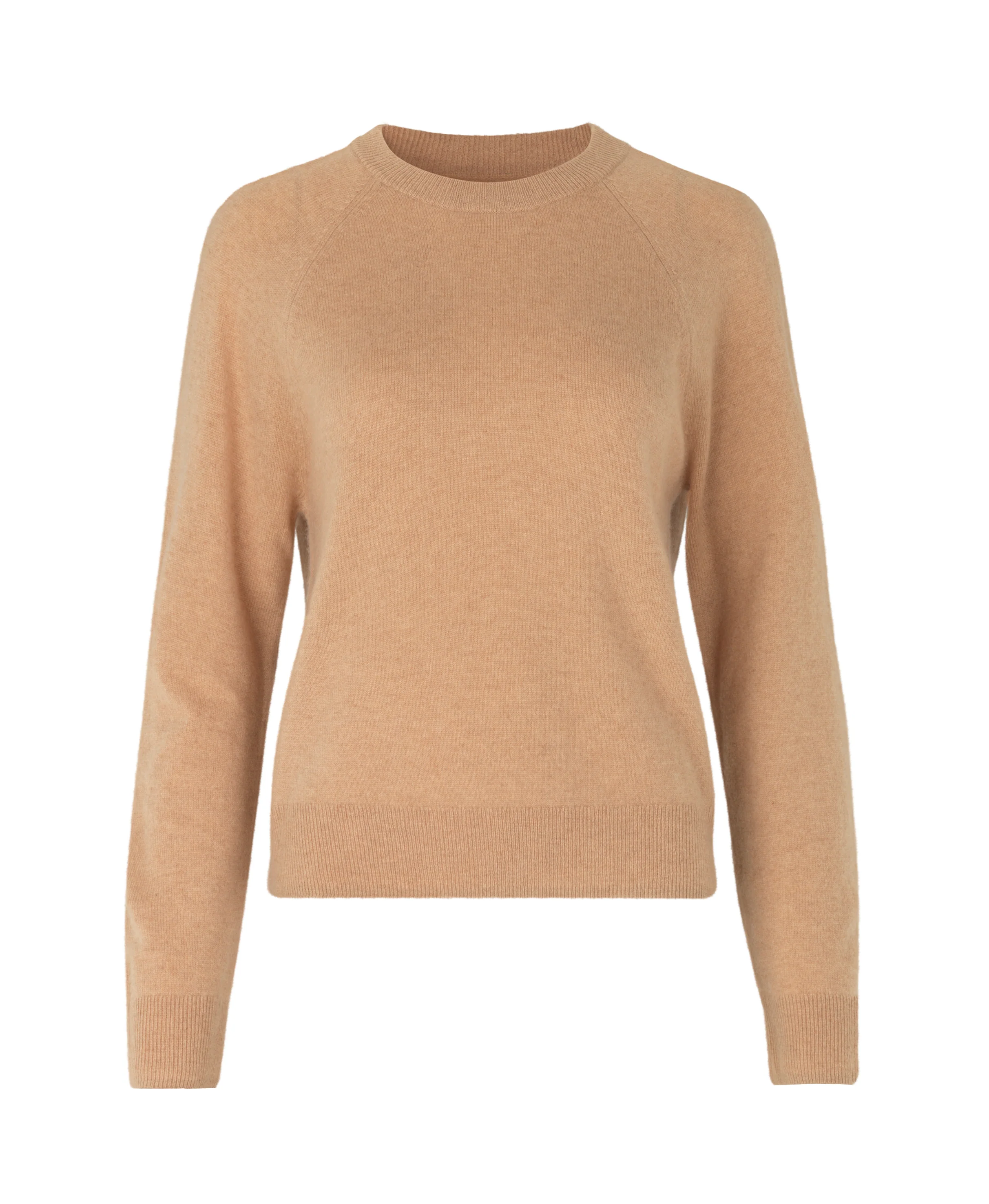 Samsøe Samsøe  Boston o-neck strik - Khaki