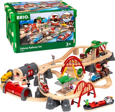BRIO World 33052 Deluxe Togbanesett