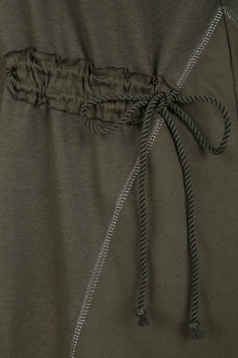 Strickjacke, Kapuze, Zipfelsaum, Langarm