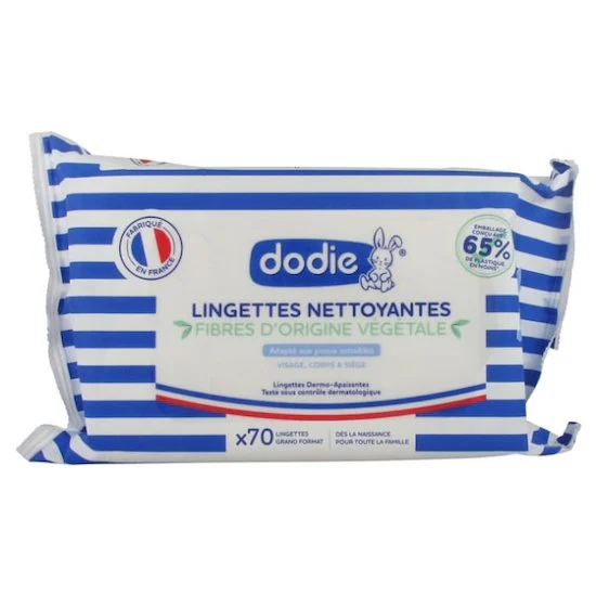 Lingettes Nettoyantes Dermo-Apaisantes 3 en 1   de               Dodie