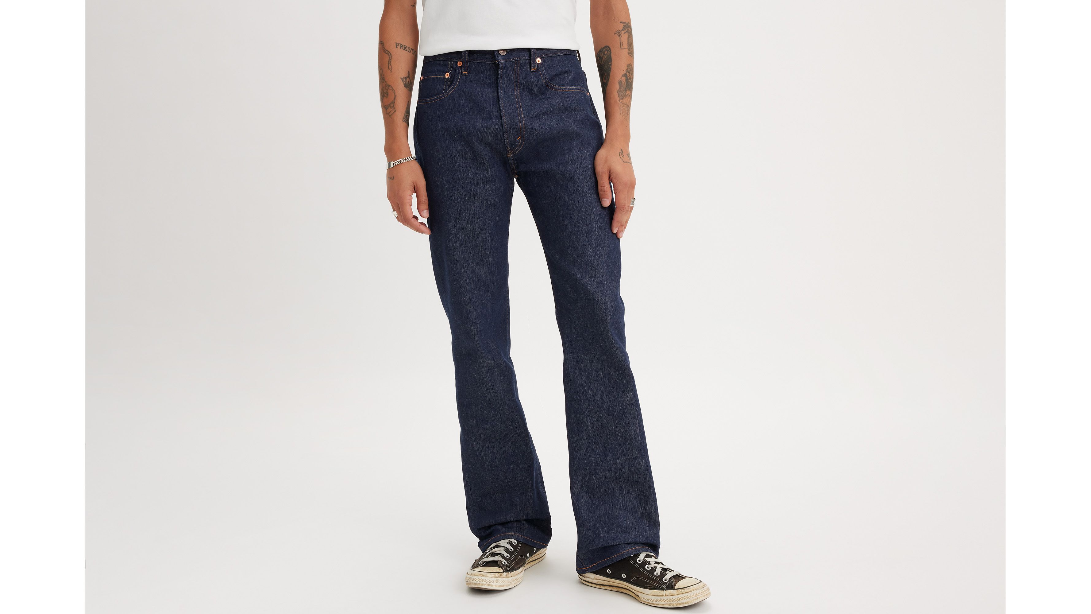 Jean 517™ Bootcut 1970 Levi's® Vintage Clothing - Dark Indigo - Bleu