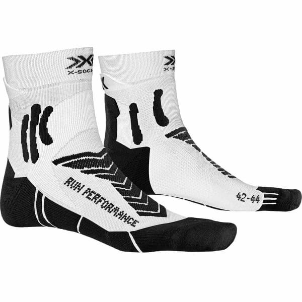 Chaussette running X-SOCKS RUN PERFORMANCE OPAL OPAL BLACK/ARCTIC WHITE
