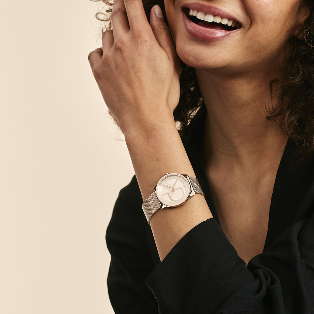 Montre Calvin Klein Iconic Mesh Rose