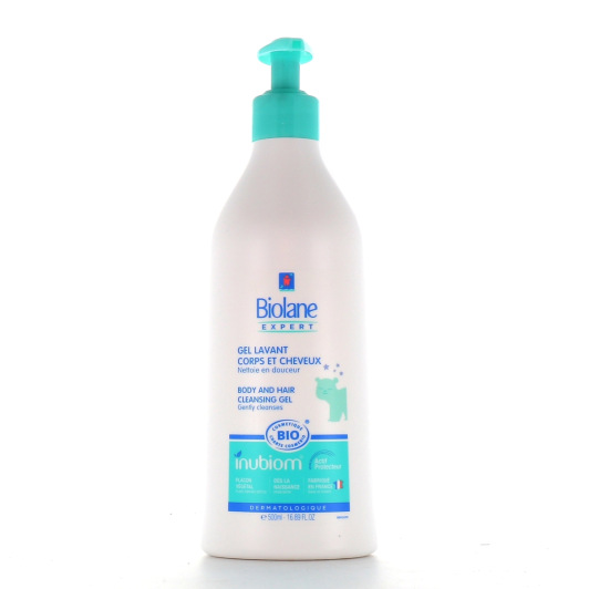 Gel lavant corps et cheveux pour bébé Biolane Expert Bio