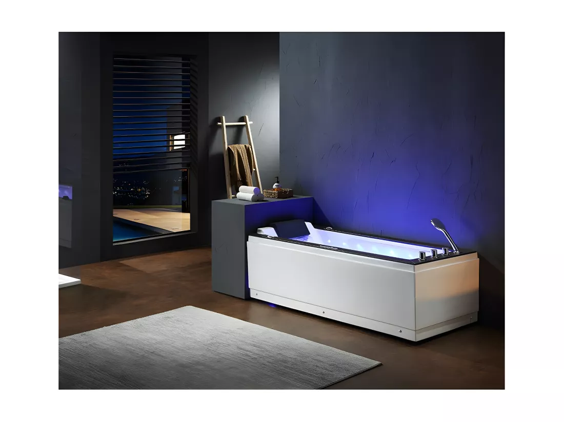 Baignoire balneo Lord Solo 1 place ZELAND® 170x75 - Droite
