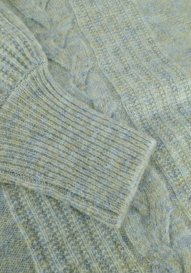 BRUUNS BAZAAR groene bruuns bazaar trui crisanta buggi knit