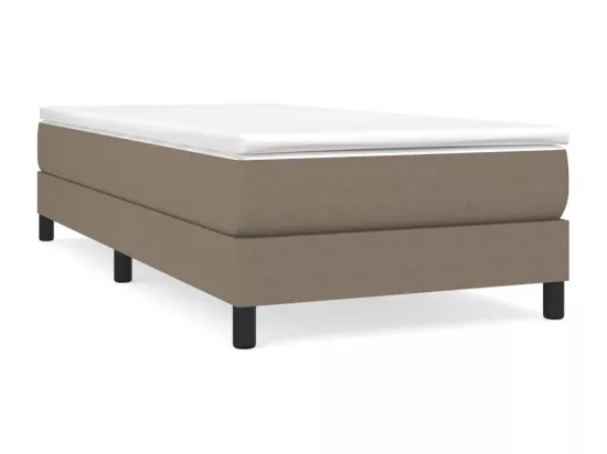 Sommier à lattes de lit Taupe 100x200 cm Tissu