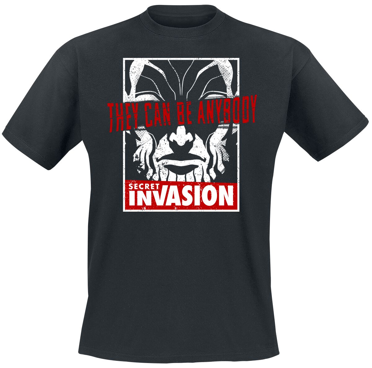 They can be anybody | Secret invasion T-Shirt Manches courtes