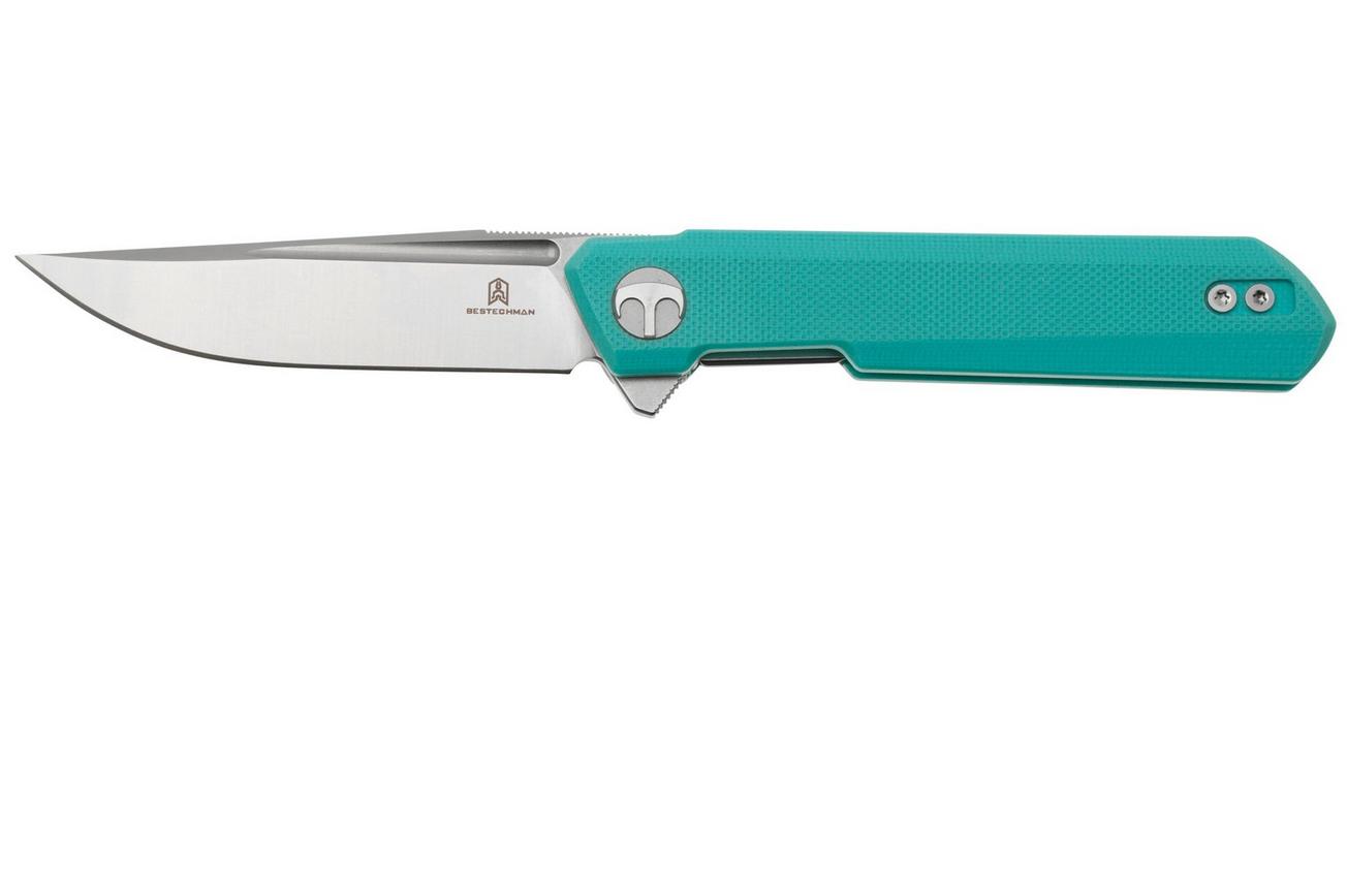 Bestechman Mini Dundee BMK03C Light Blue G10, zakmes