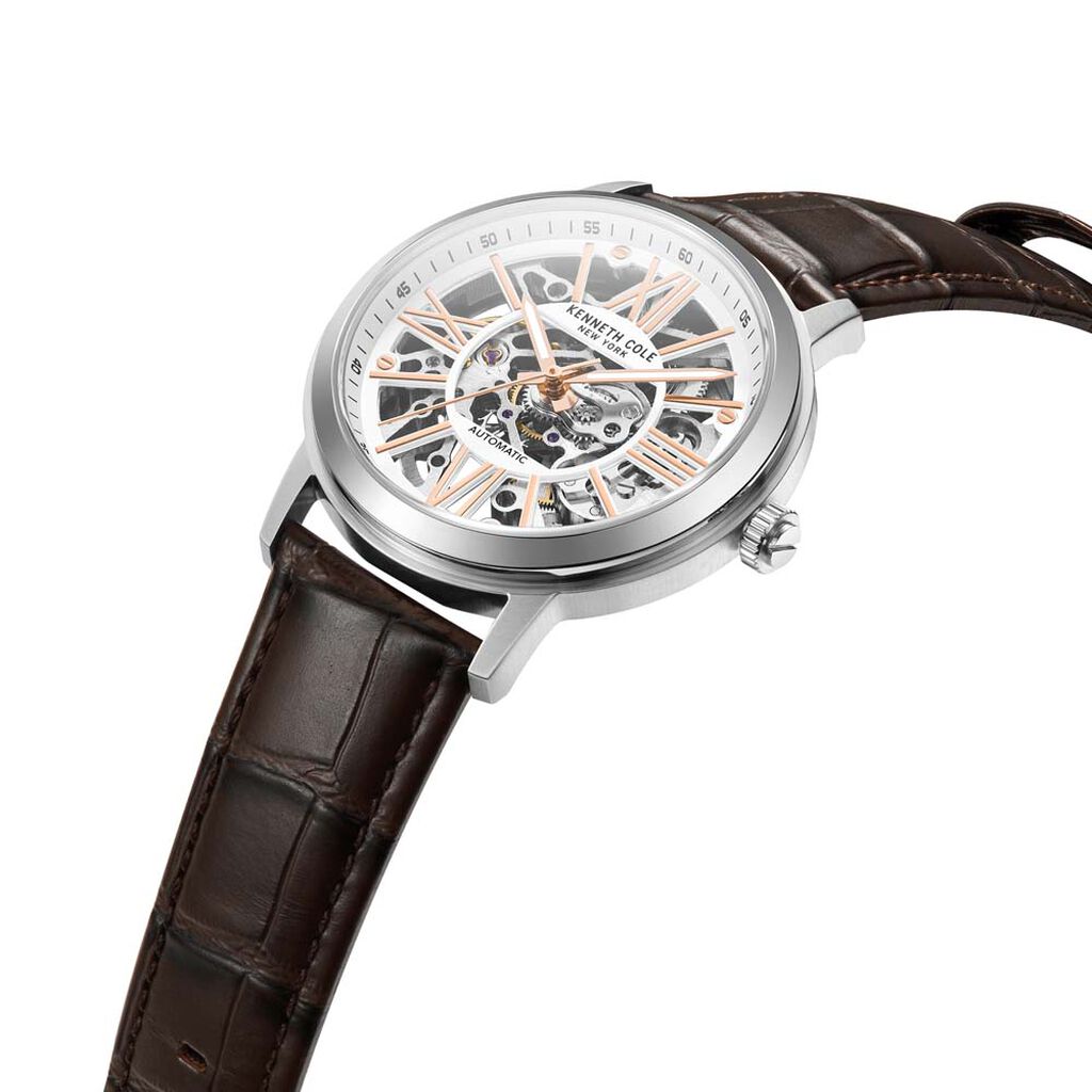 Montre Kenneth Cole Automatic Argenté