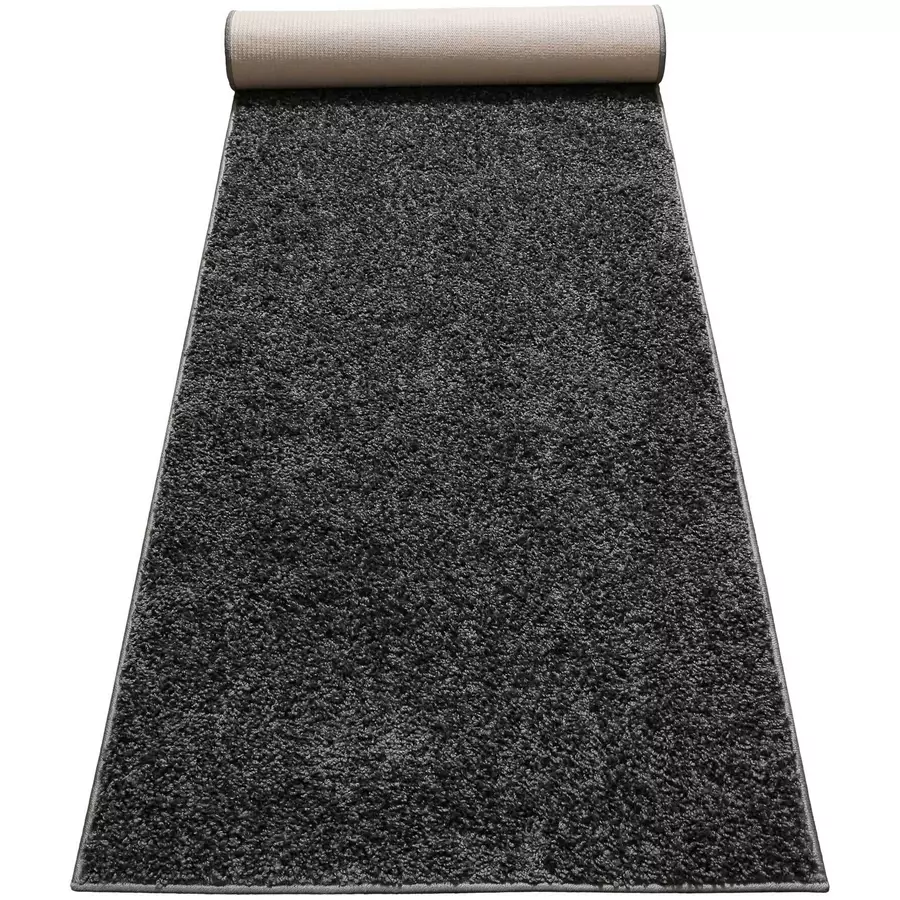 Wecon home basics Hochflorteppich Greta anthrazit grau