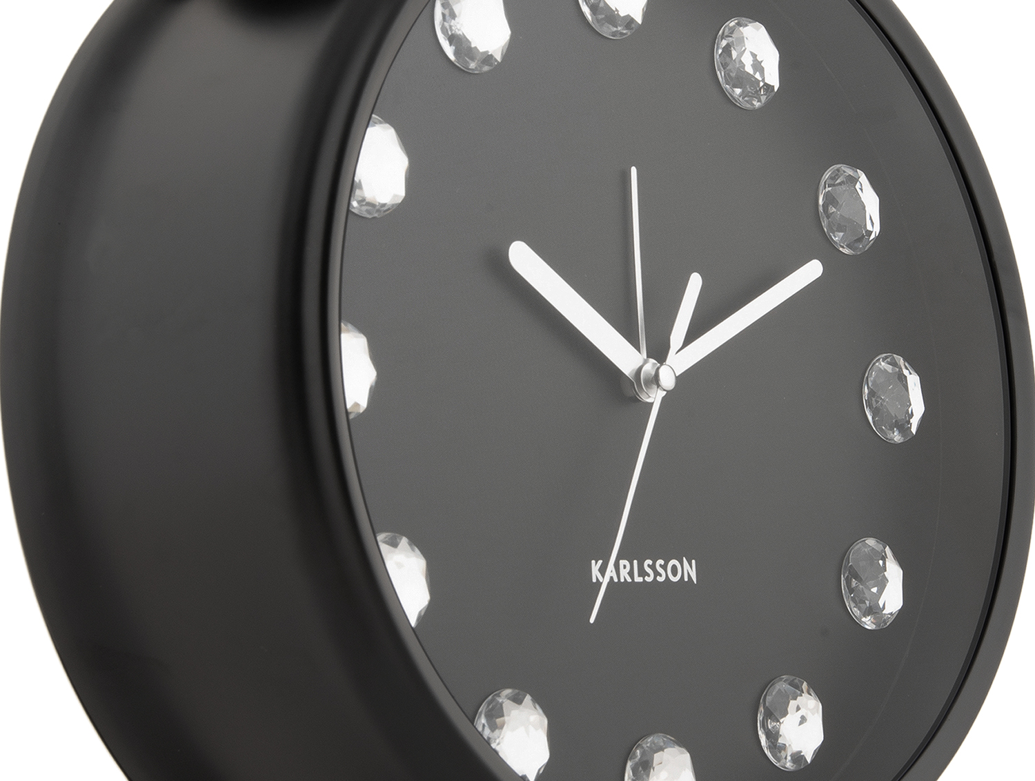 Alarm clock Glam Diamonds XL black