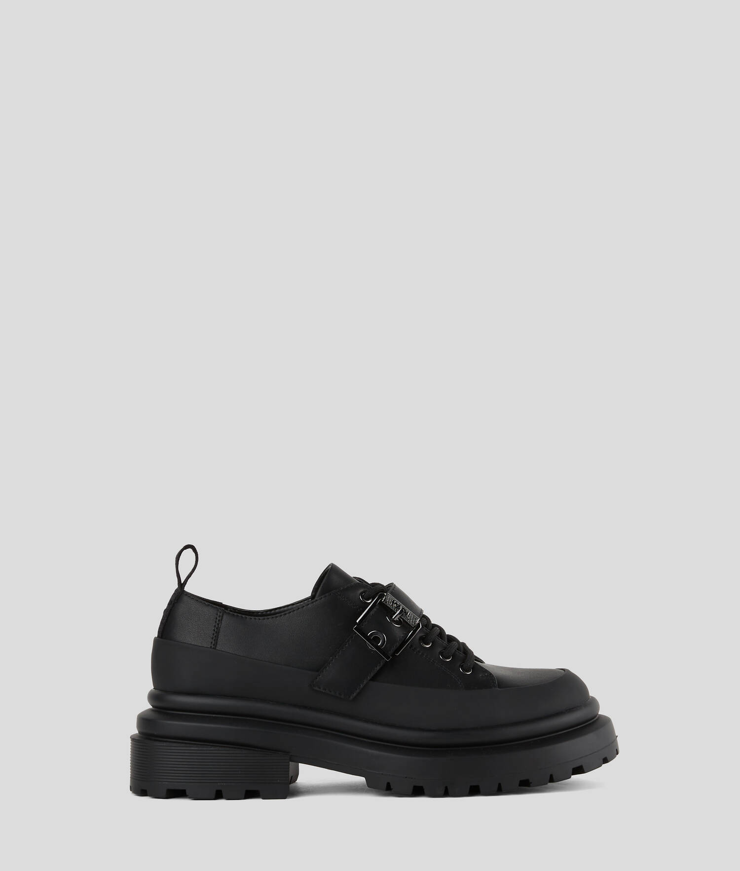 CHAUSSURES À GARNITURE AVEC BOUCLE BROOKE - Noir